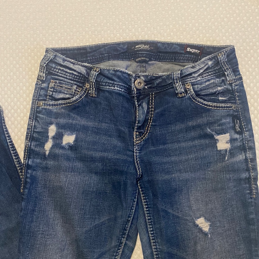 Silver Jeans Co. Super Stretch Girlfriend jeans
